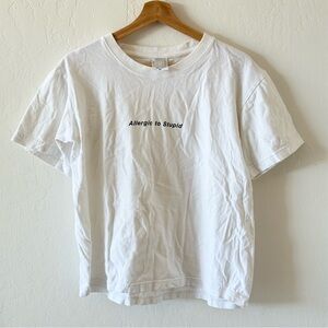 LUCENCY "allergic to stupid" tee